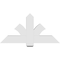 Ekena Millwork Redmond Architectural Grade PVC Gable Bracket, 48"W x 24"H x 6"D x 6"F, 12/12 Pitch GBP048X24X0606RED00 - alternate 2